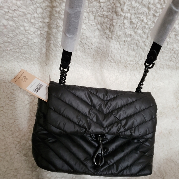 Rebecca Minkoff Edie Quilted Nylon Crossbody Bag - Picture 5 of 12